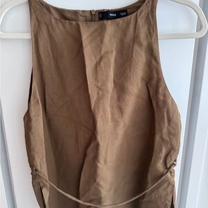 Mango brown Sleeveless tank